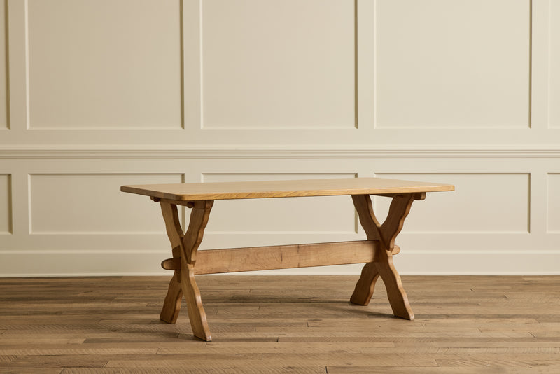 Danish X-Frame Dining Table