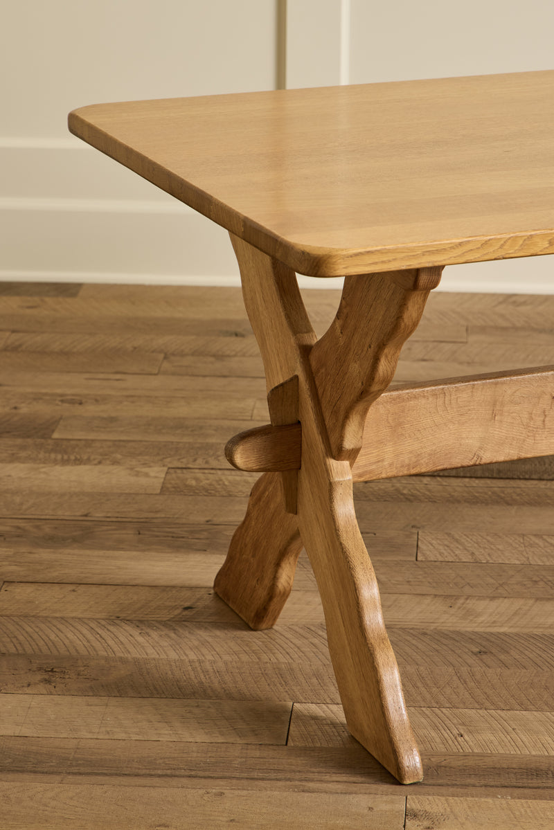 Danish X-Frame Dining Table