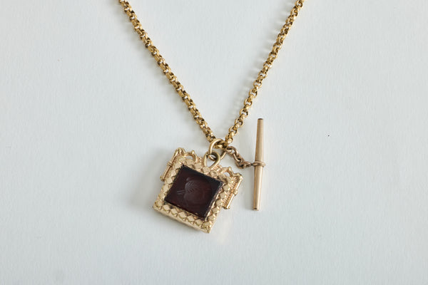 Carved Intaglio Necklace
