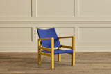 Pair. of Yellow Painted Lounge Chairs