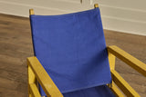 Pair. of Yellow Painted Lounge Chairs