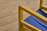 Pair. of Yellow Painted Lounge Chairs