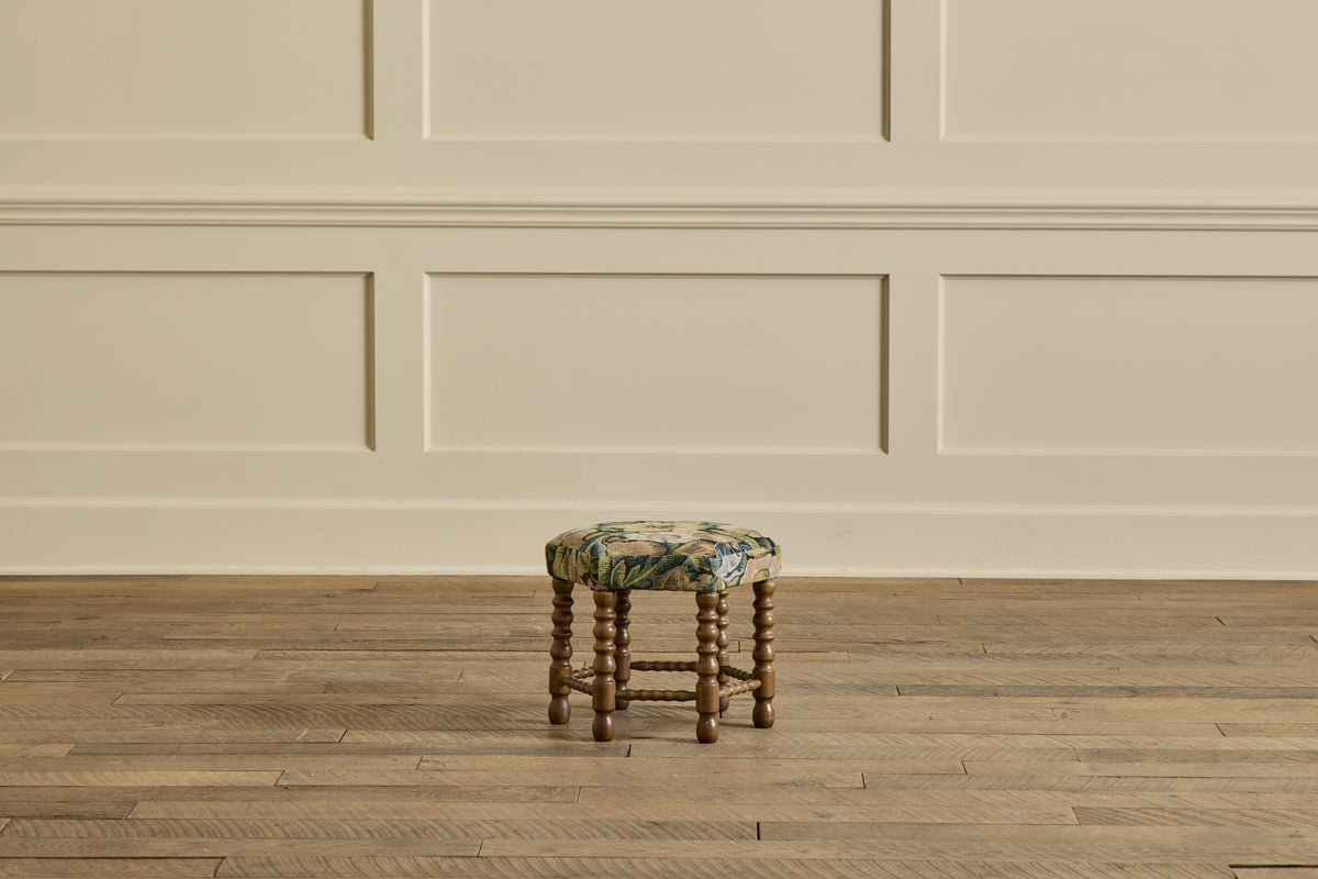 Turned Oak Wood Stool No. 2