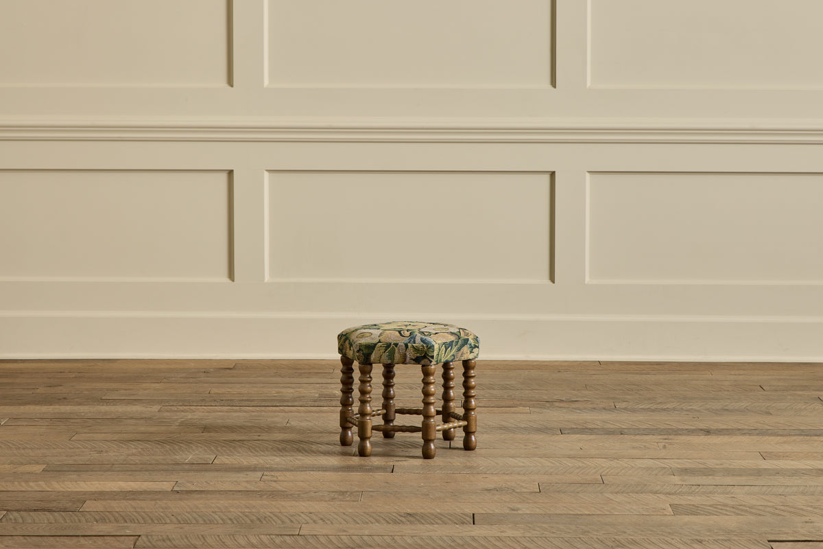 Turned Oak Wood Stool No. 2