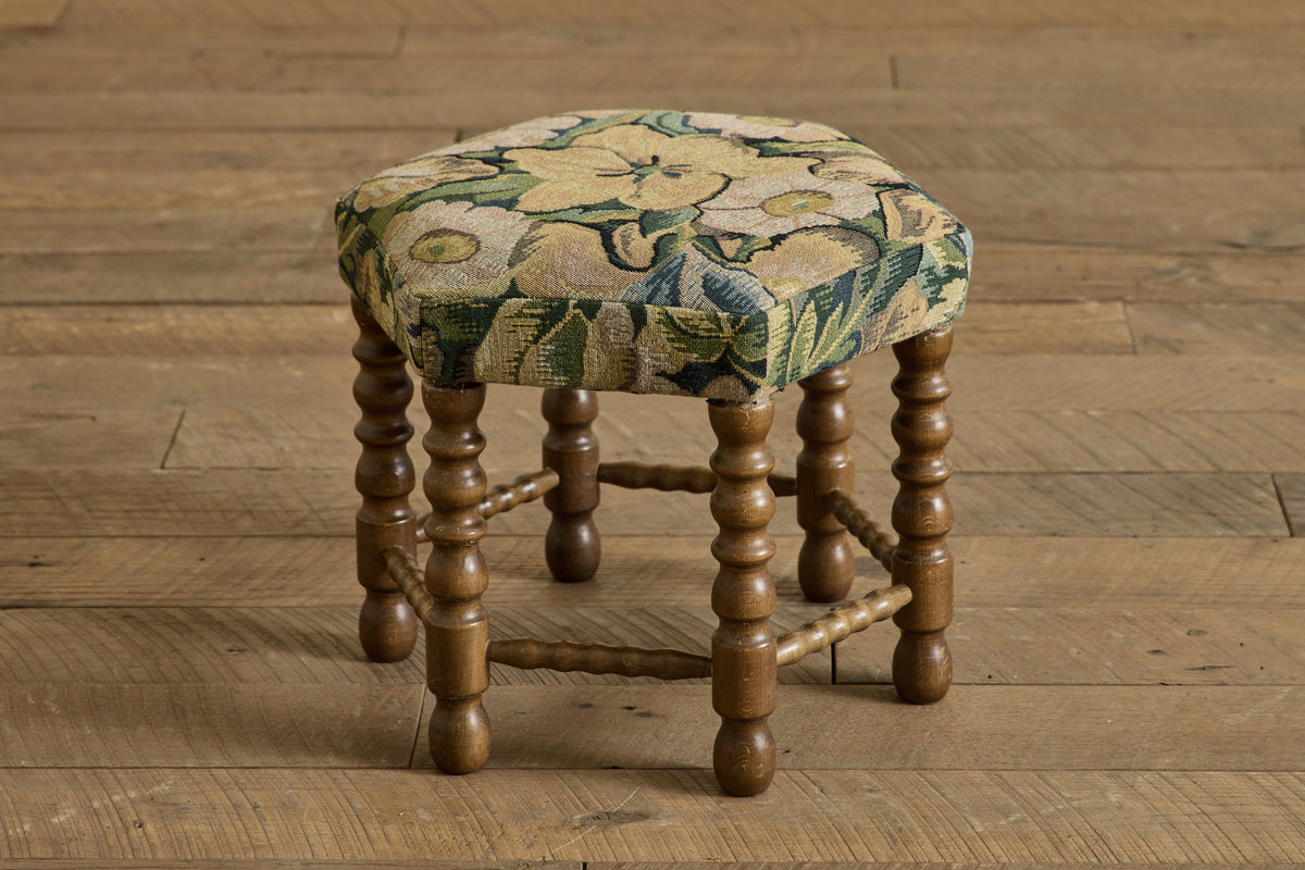 Turned Oak Wood Stool No. 2