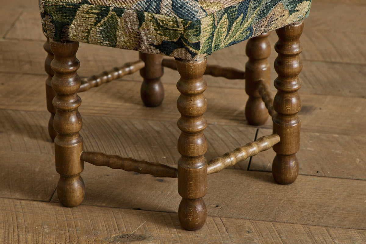 Turned Oak Wood Stool No. 2