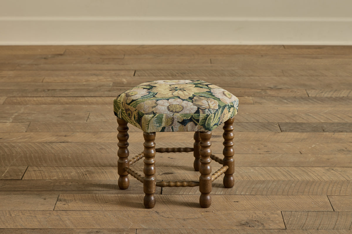 Turned Oak Wood Stool No. 2