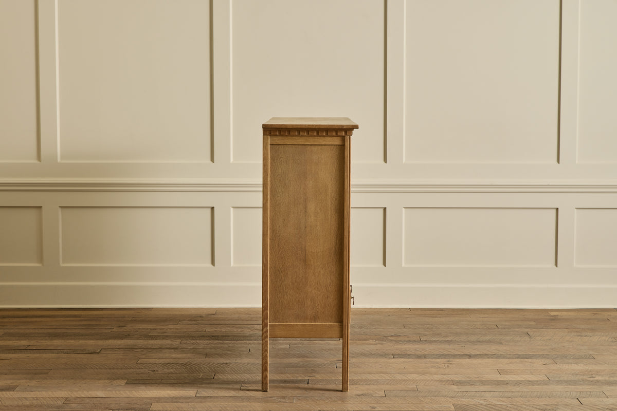 1960s Carved Oak Highboard