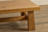 Brutalist Pine Coffee Table