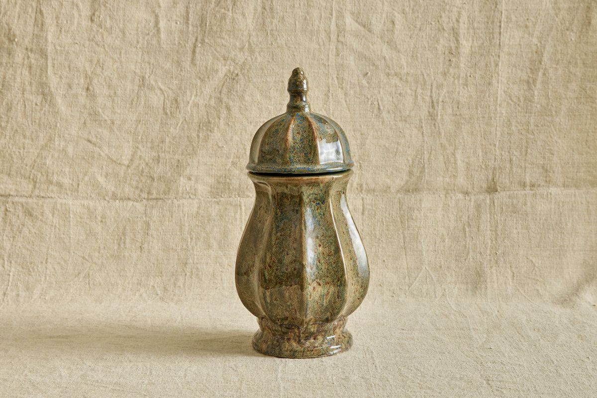 VTG CERAMIC LIDDED JAR NO. 1