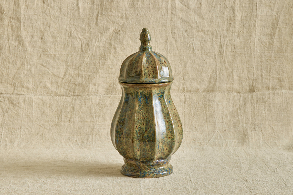 VTG CERAMIC LIDDED JAR NO. 2