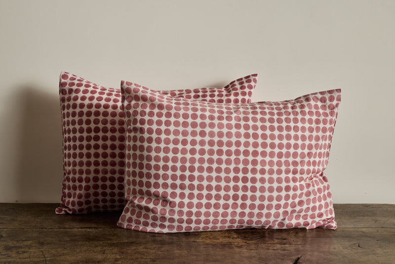 Pillowcases In Tania Red Dot