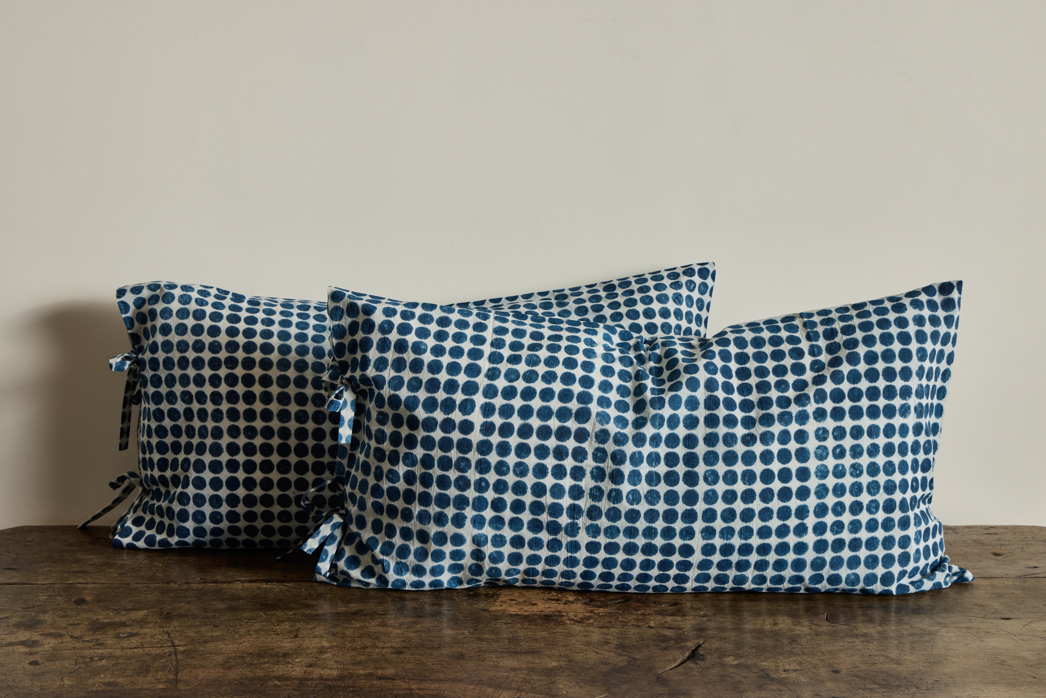 Pillowcases In Tania Indigo Dot