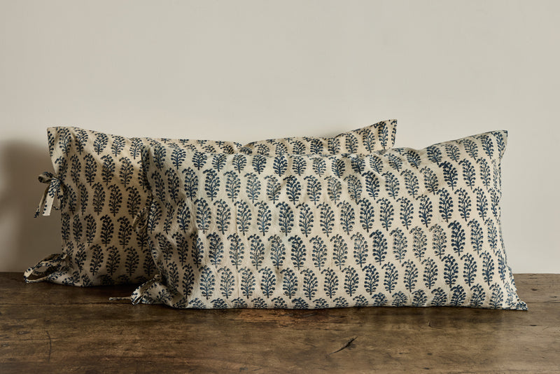 Pillowcases In Laura Indigo