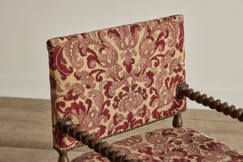 Pair of 18th Century Turned Wood Chairs