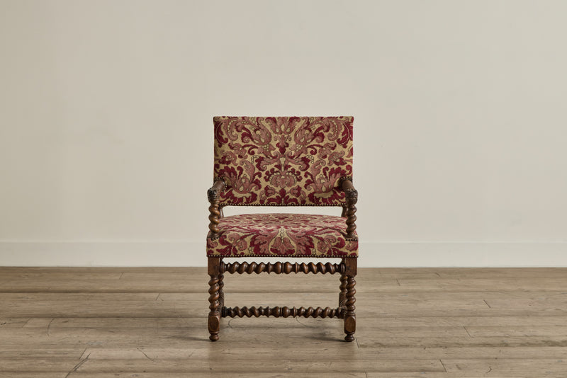 Pair of 18th Century Turned Wood Chairs