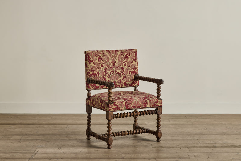 Pair of 18th Century Turned Wood Chairs