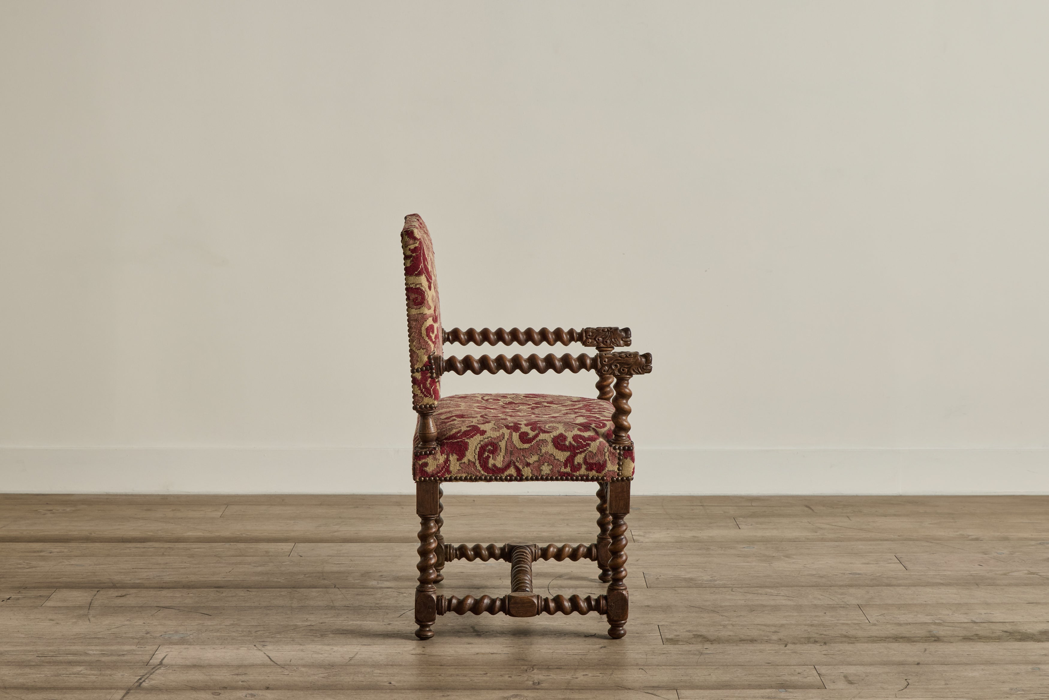 Pair of 18th Century Turned Wood Chairs