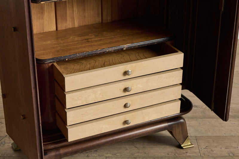 Art Deco Wood Cabinet