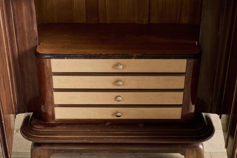 Art Deco Wood Cabinet