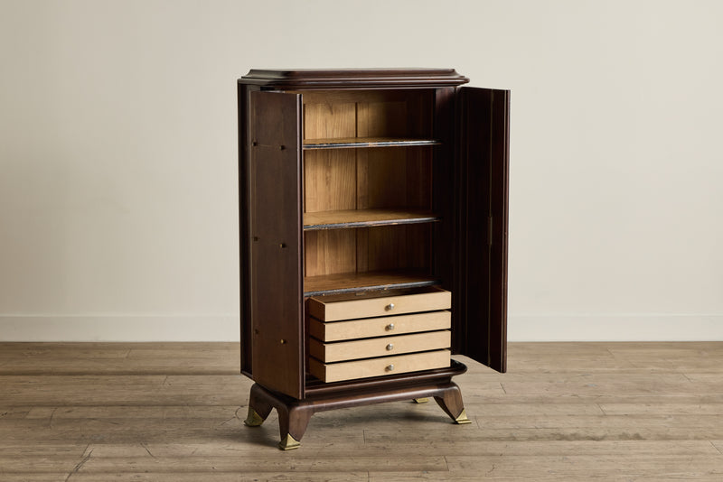 Art Deco Wood Cabinet