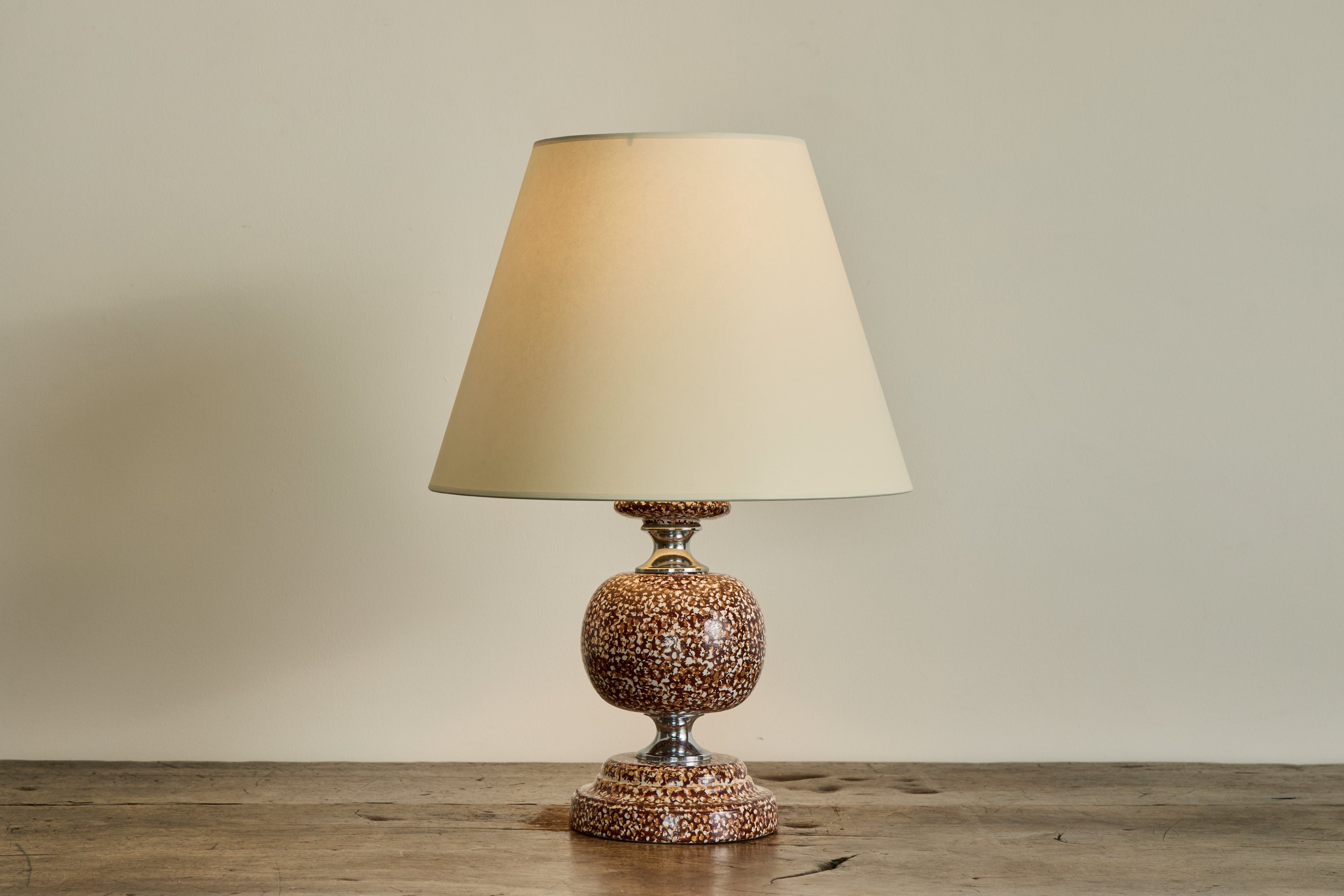 1960s Speckled Table Lamp