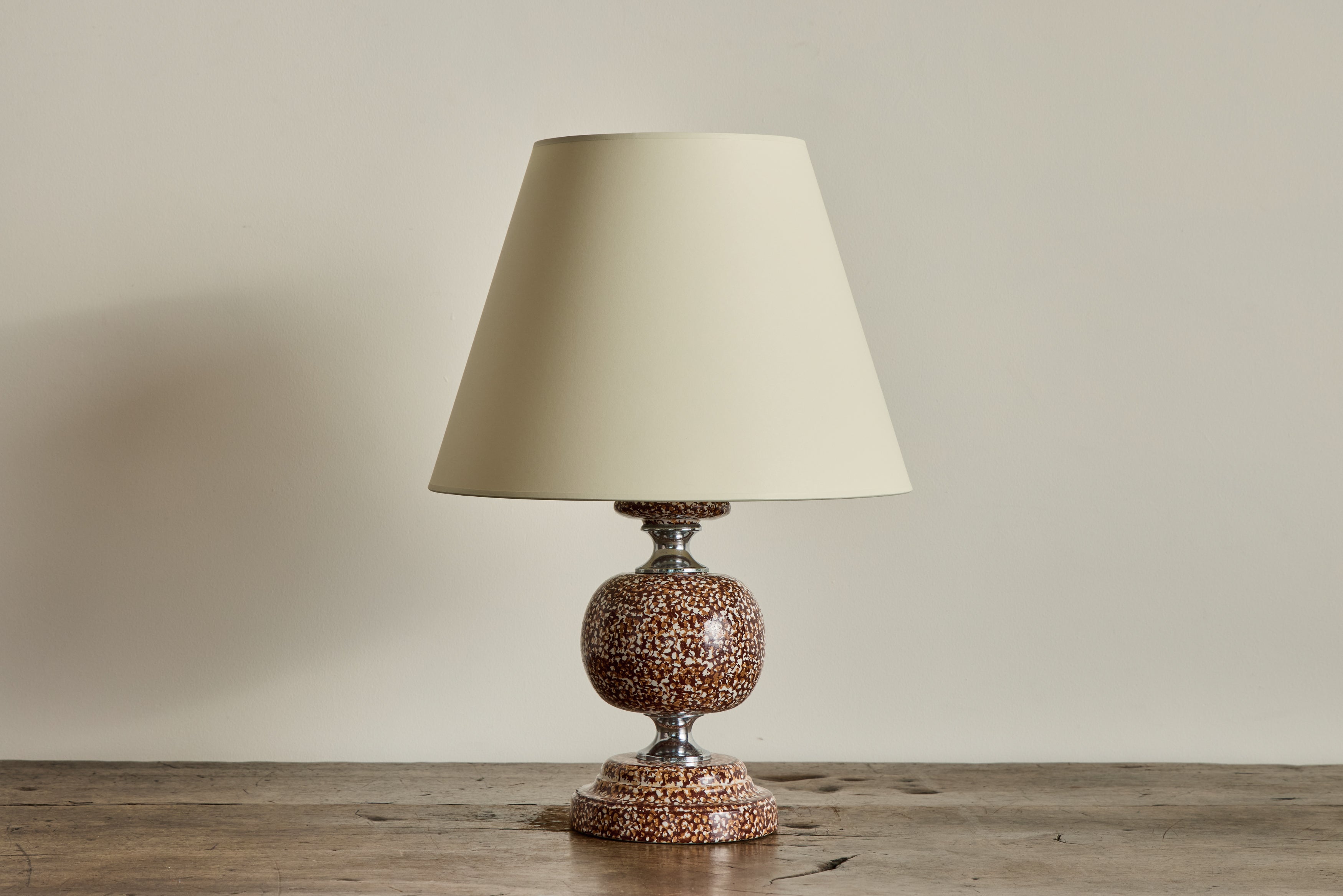 1960s Speckled Table Lamp