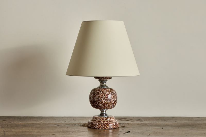 1960s Speckled Table Lamp