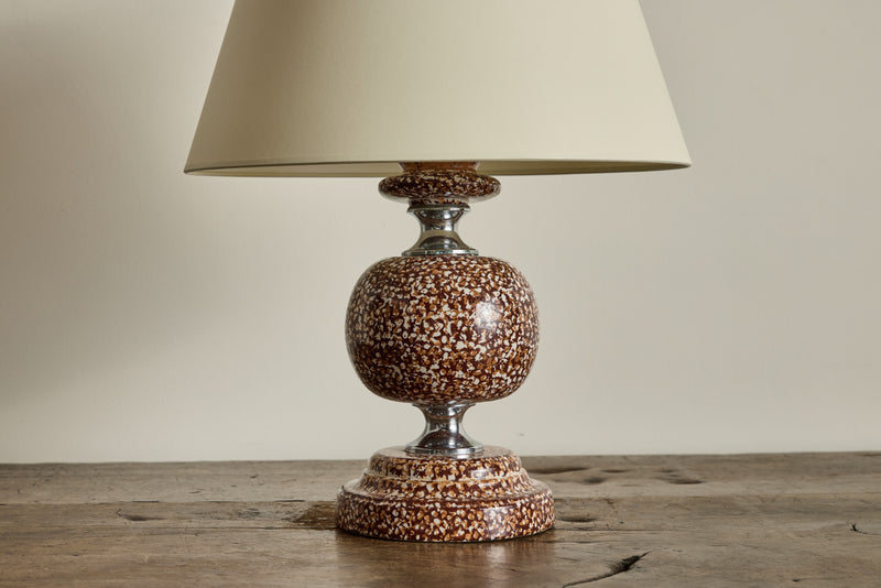 1960s Speckled Table Lamp