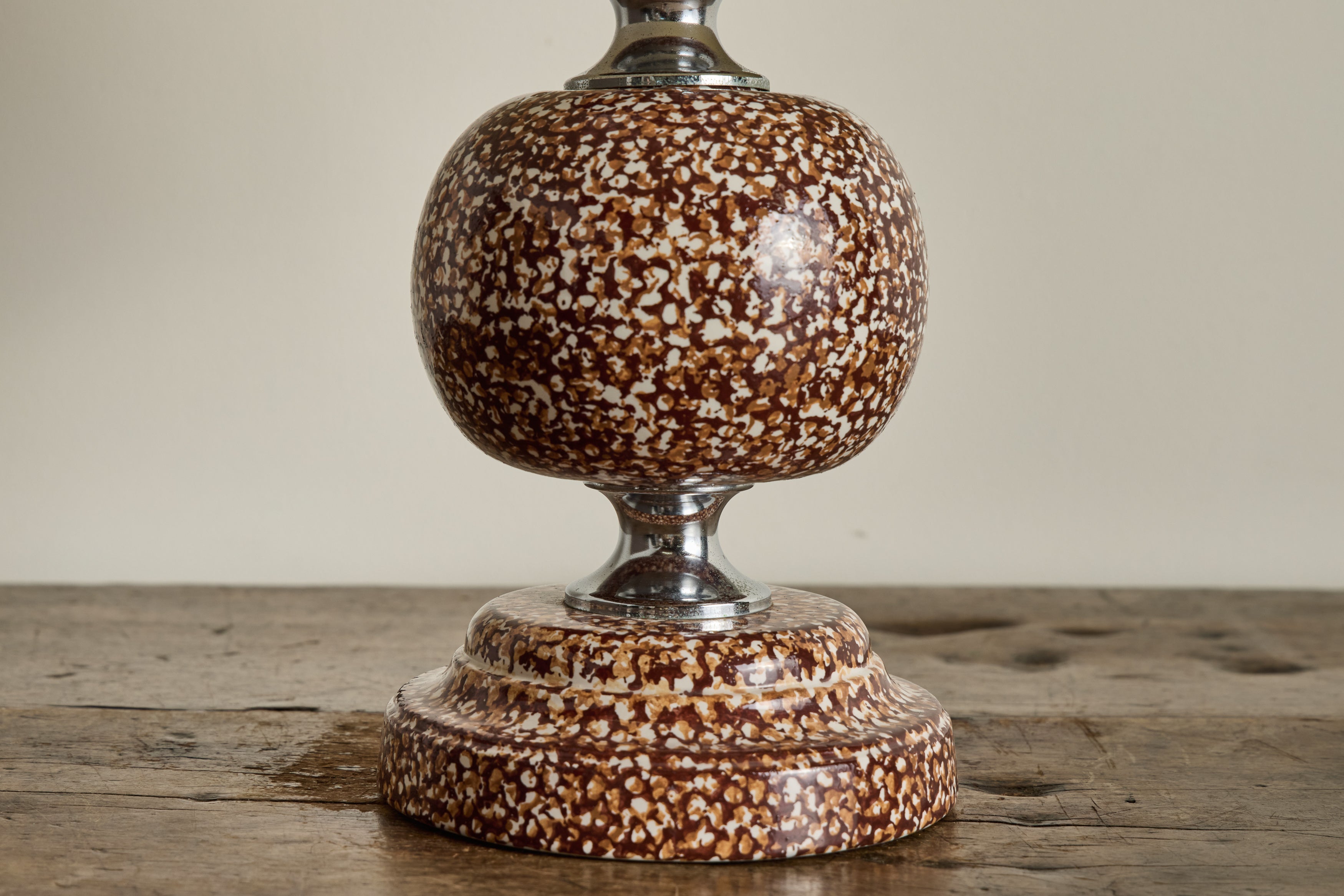 1960s Speckled Table Lamp