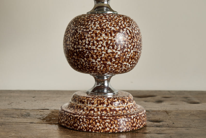 1960s Speckled Table Lamp