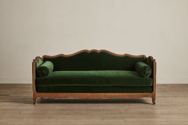 19th Century Velvet Sofa (NYC)