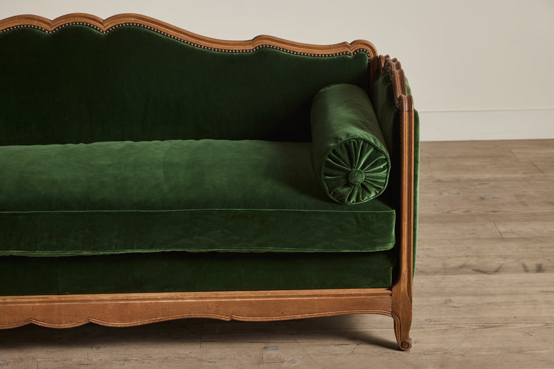 19th Century Velvet Sofa (NYC)