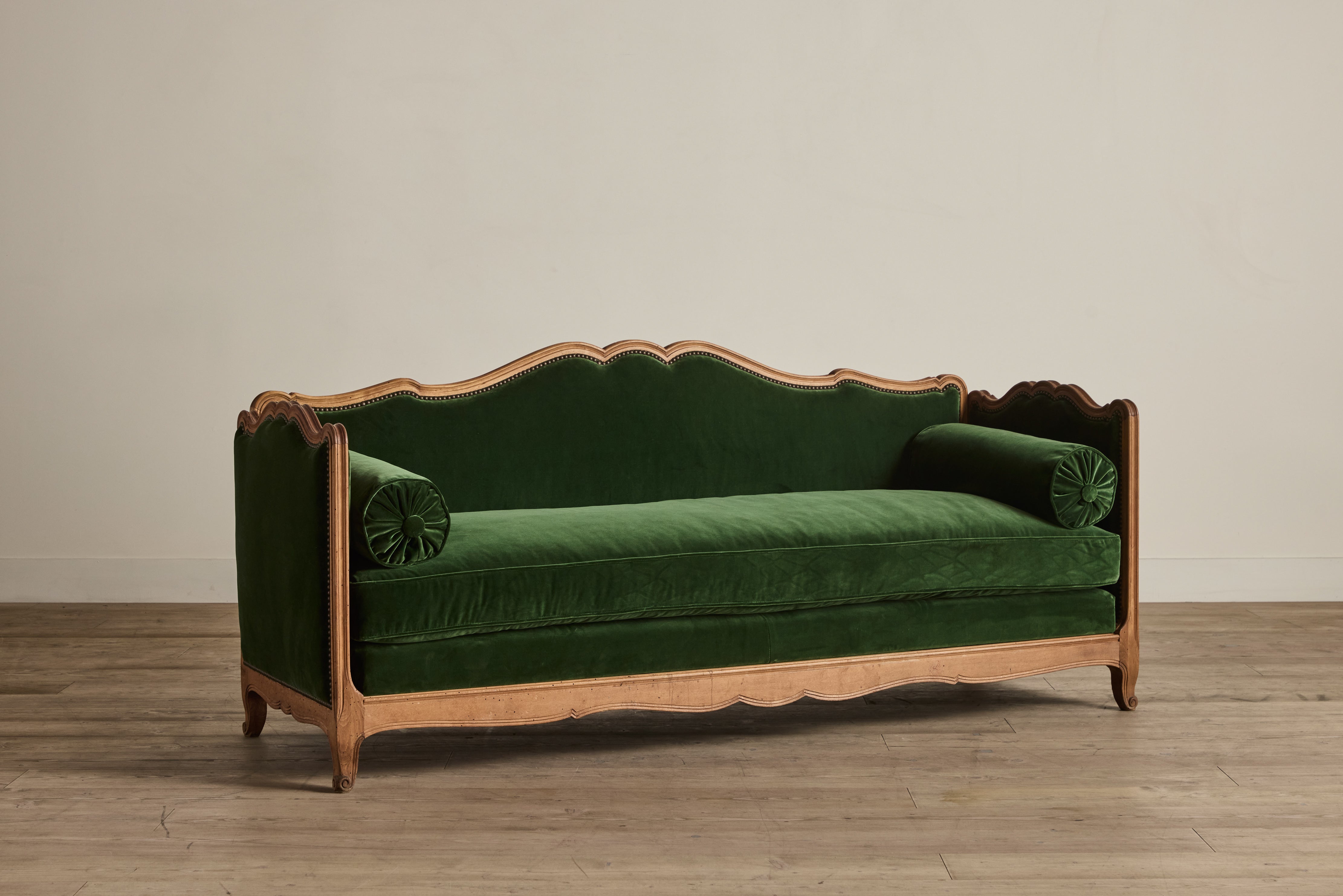 19th Century Velvet Sofa (NYC)