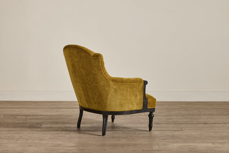 Corduroy Tufted Armchair (LA)