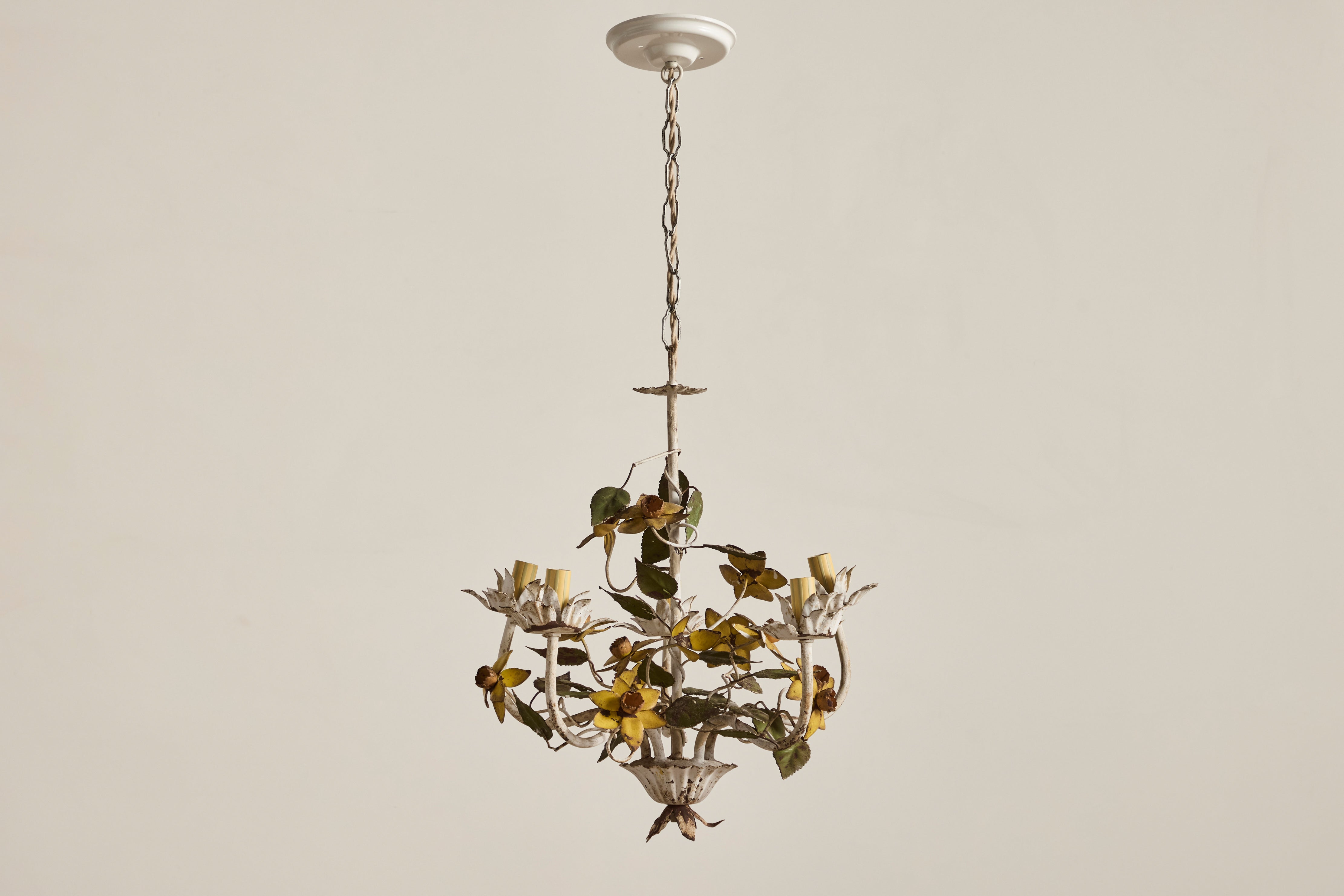 Floral Iron Chandelier (LA)