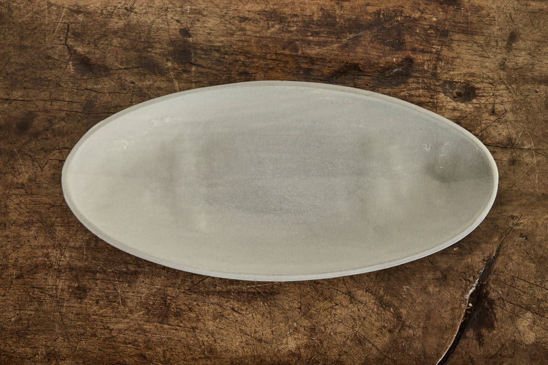 Il Buco, Oval Platter Grey