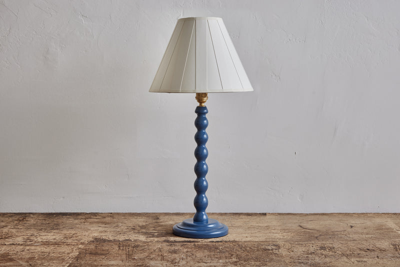 Alfred Newall Bobbin Lamp, Blue