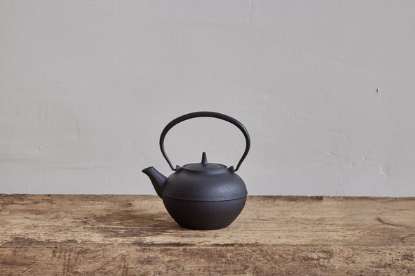 Cast Iron Sacred Gem Black Teapot