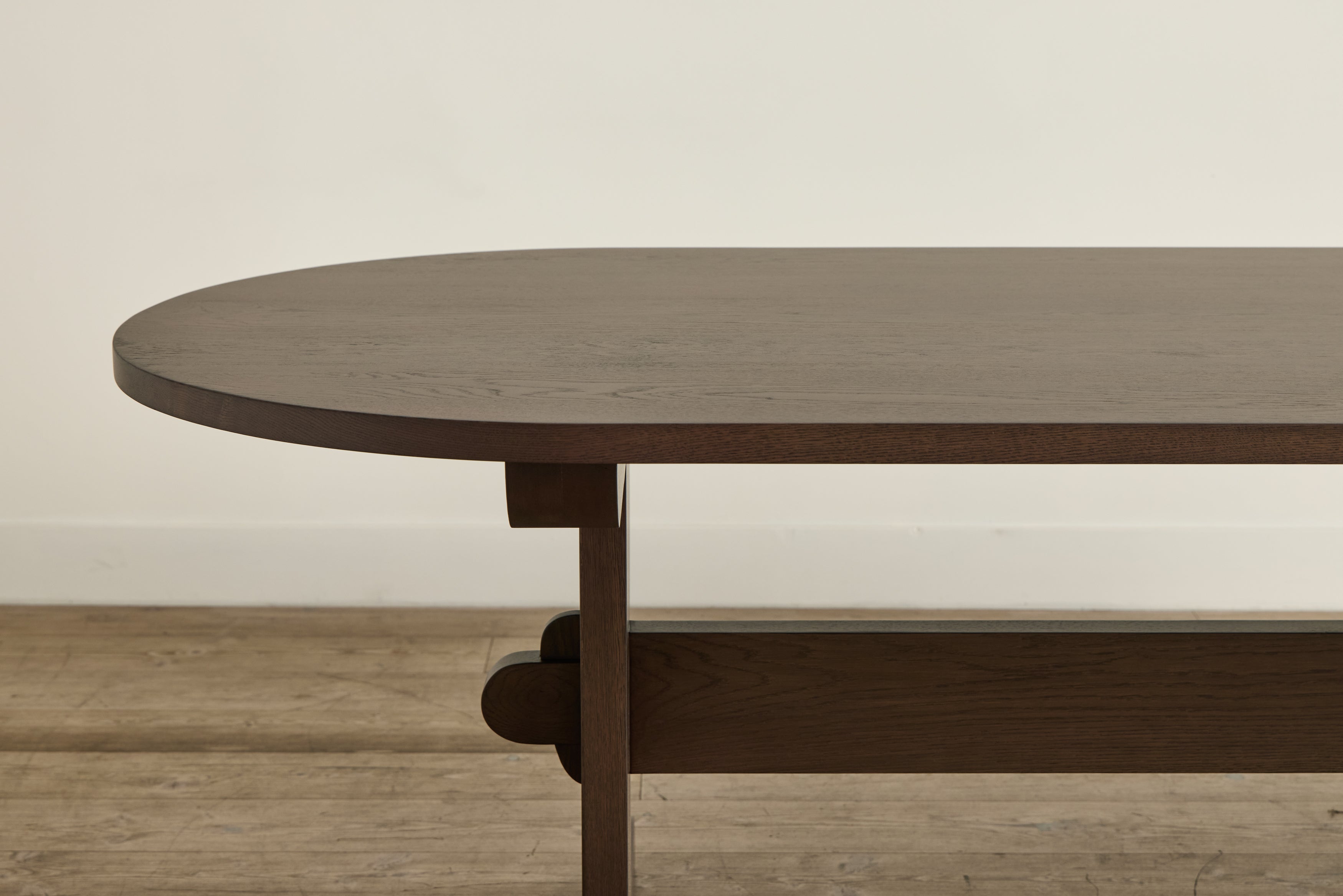 Oval Trestle Dining Table, 108"