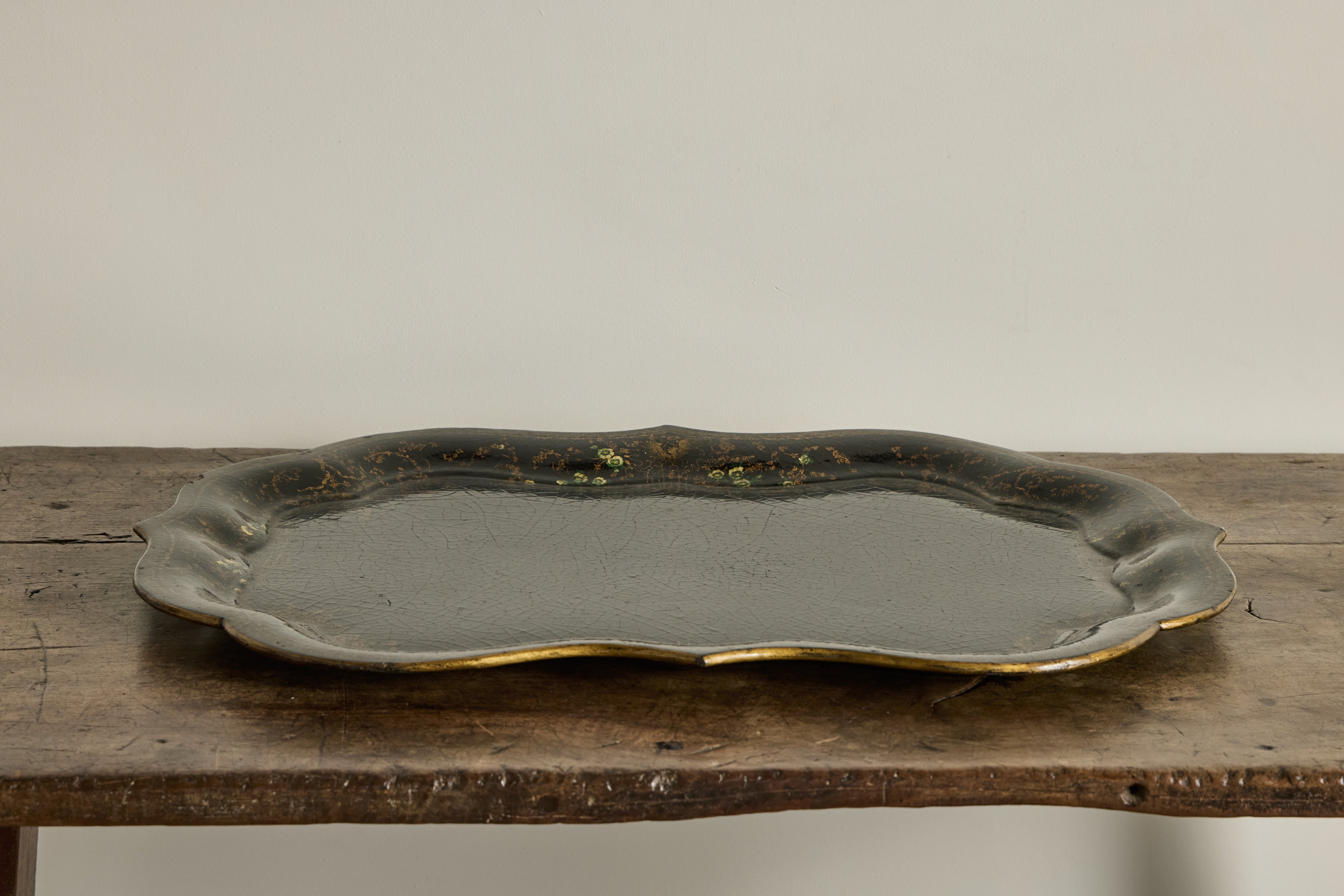 Lacquered Papier-Mâché Tray