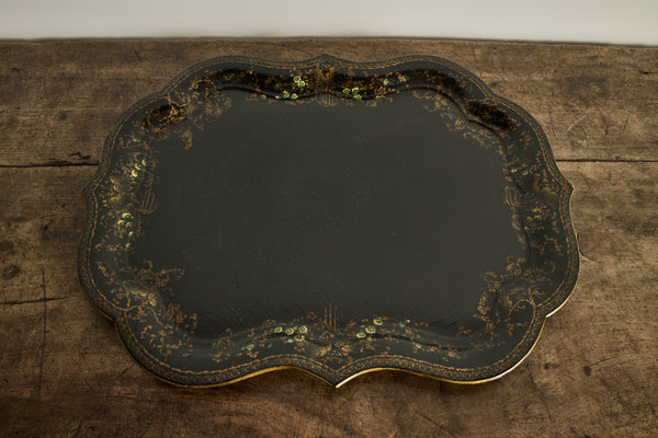 Lacquered Papier-Mâché Tray