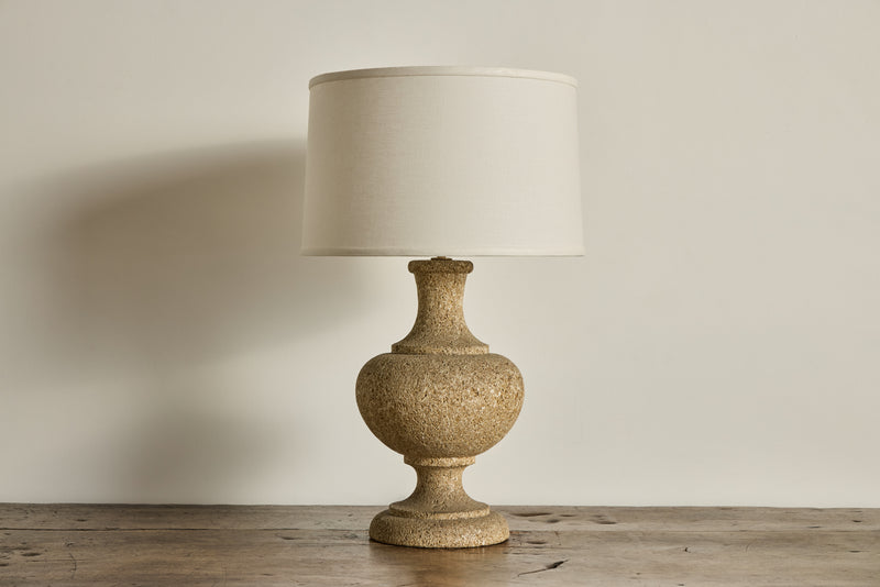 1960s Stone Table Lamp