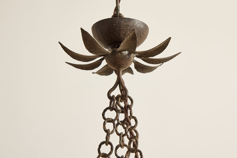 Floral Metal Chandelier