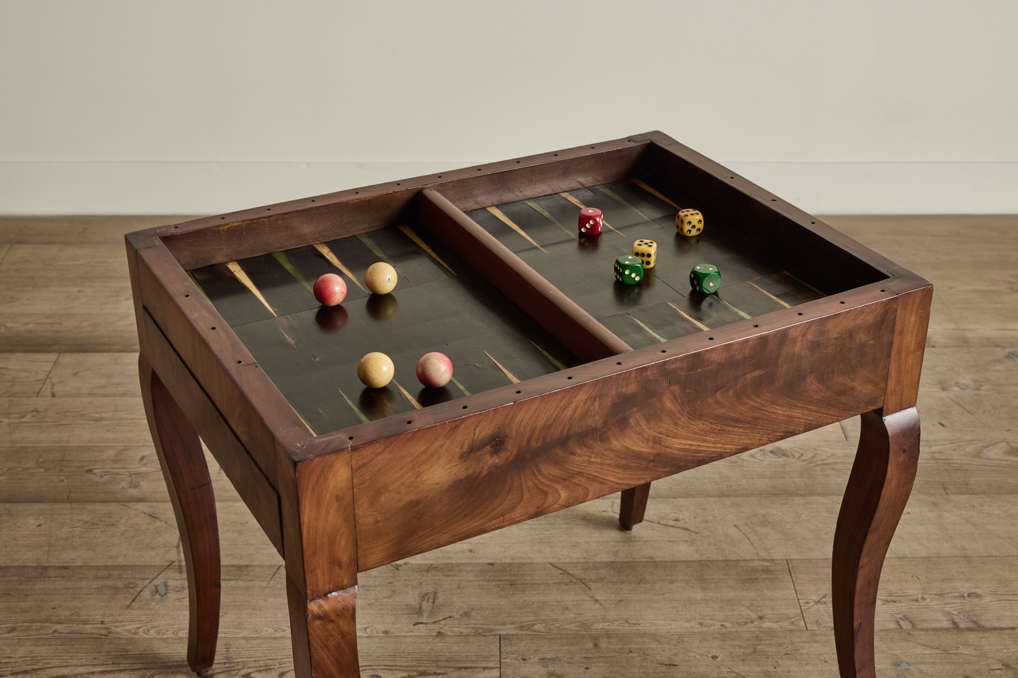 18th Century Game Table & Pieces