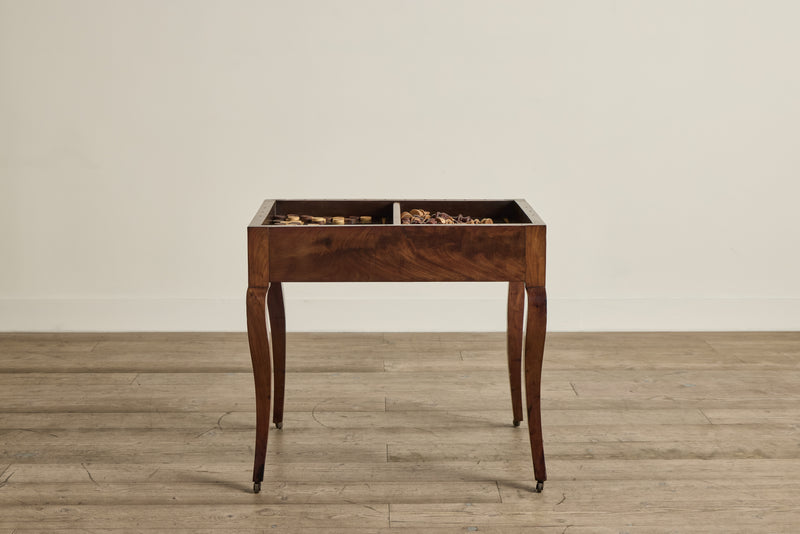 18th Century Game Table & Pieces