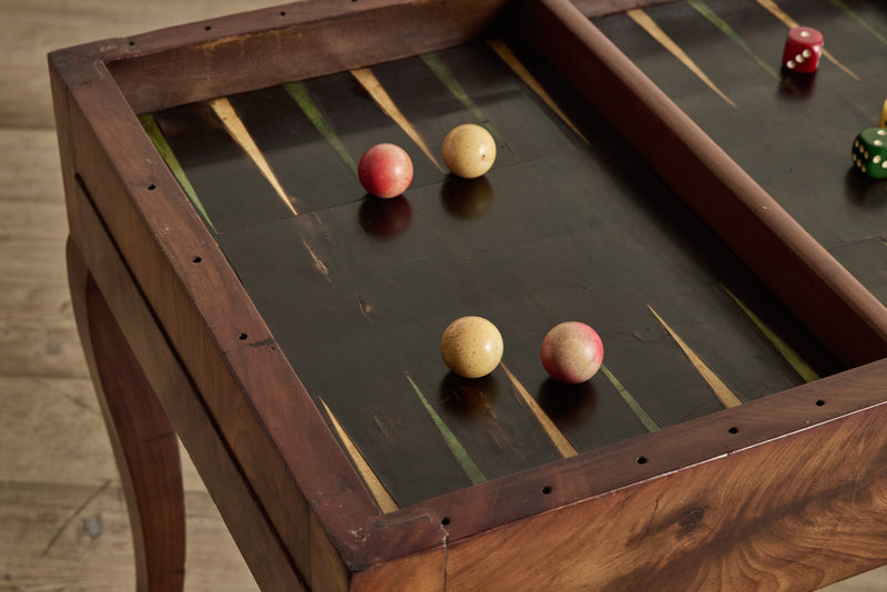 18th Century Game Table & Pieces