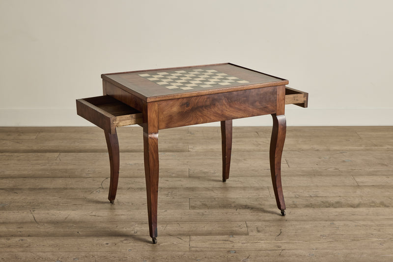 18th Century Game Table & Pieces