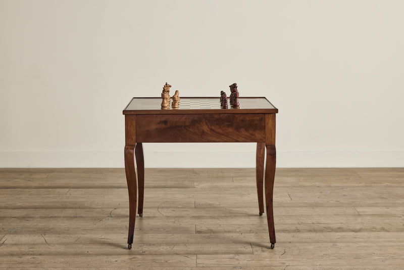 18th Century Game Table & Pieces