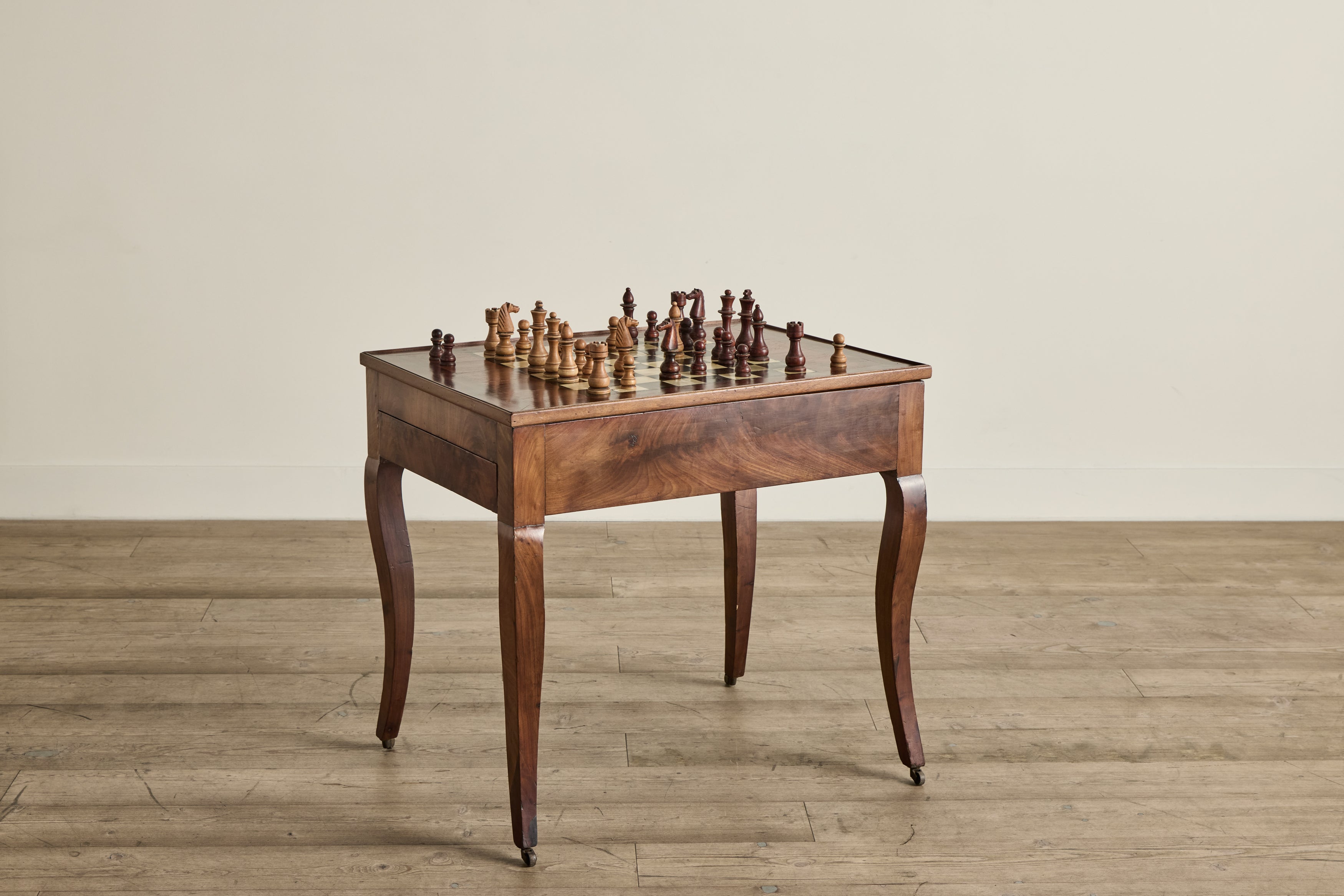 18th Century Game Table & Pieces